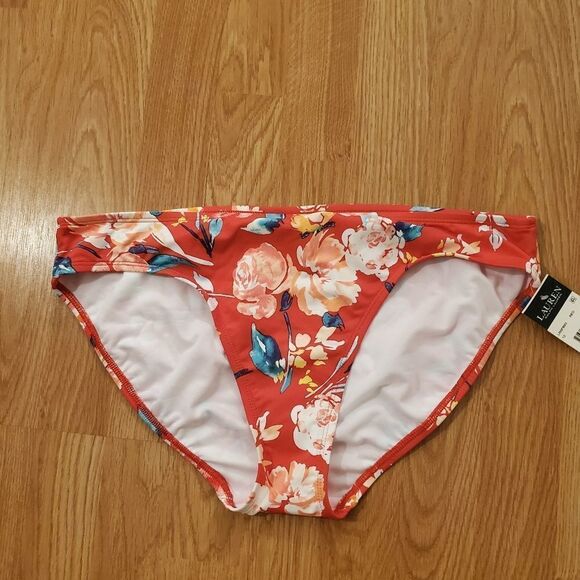 Ralph Lauren Bright Floral Printed Hipster Bottoms - Picture 3 of 11